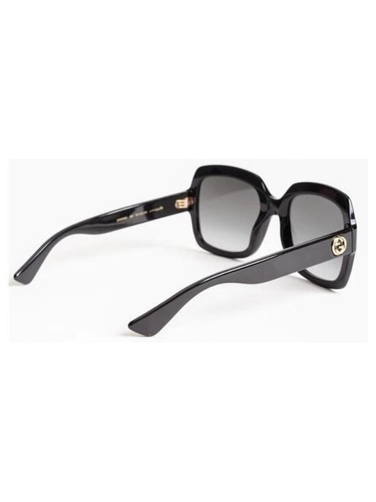 Gucci Grey Gradient Square Sunglasses. GG0036S main image 5